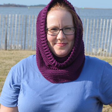 Knotty Hooded Cowl