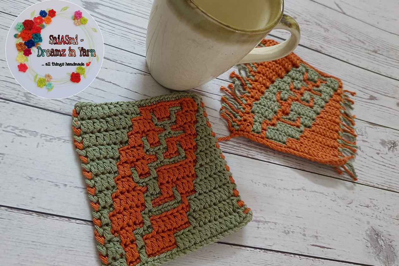 Fallen Leaf Mosaic Coasters
