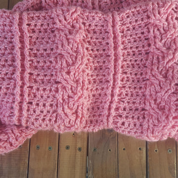 Easy Cable Baby Blanket