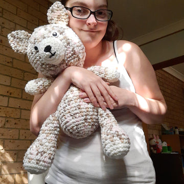 Marshmallow the Teddy Bear Crochet Pattern