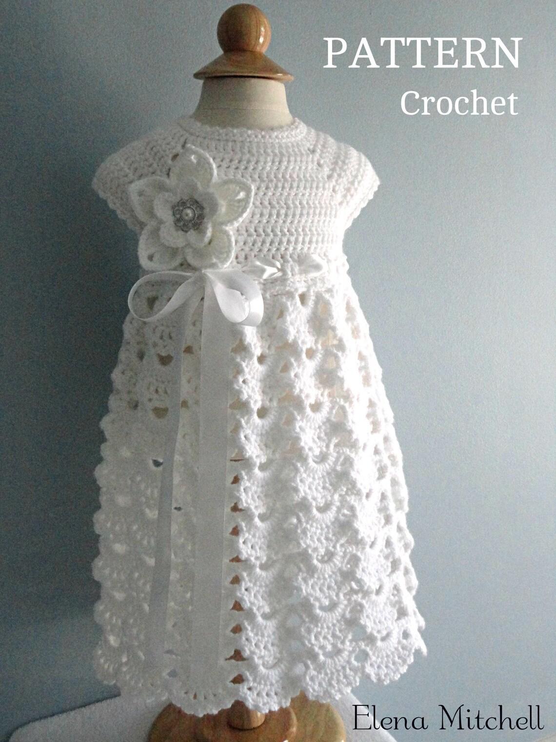 PATTERN Crochet Baby Dress