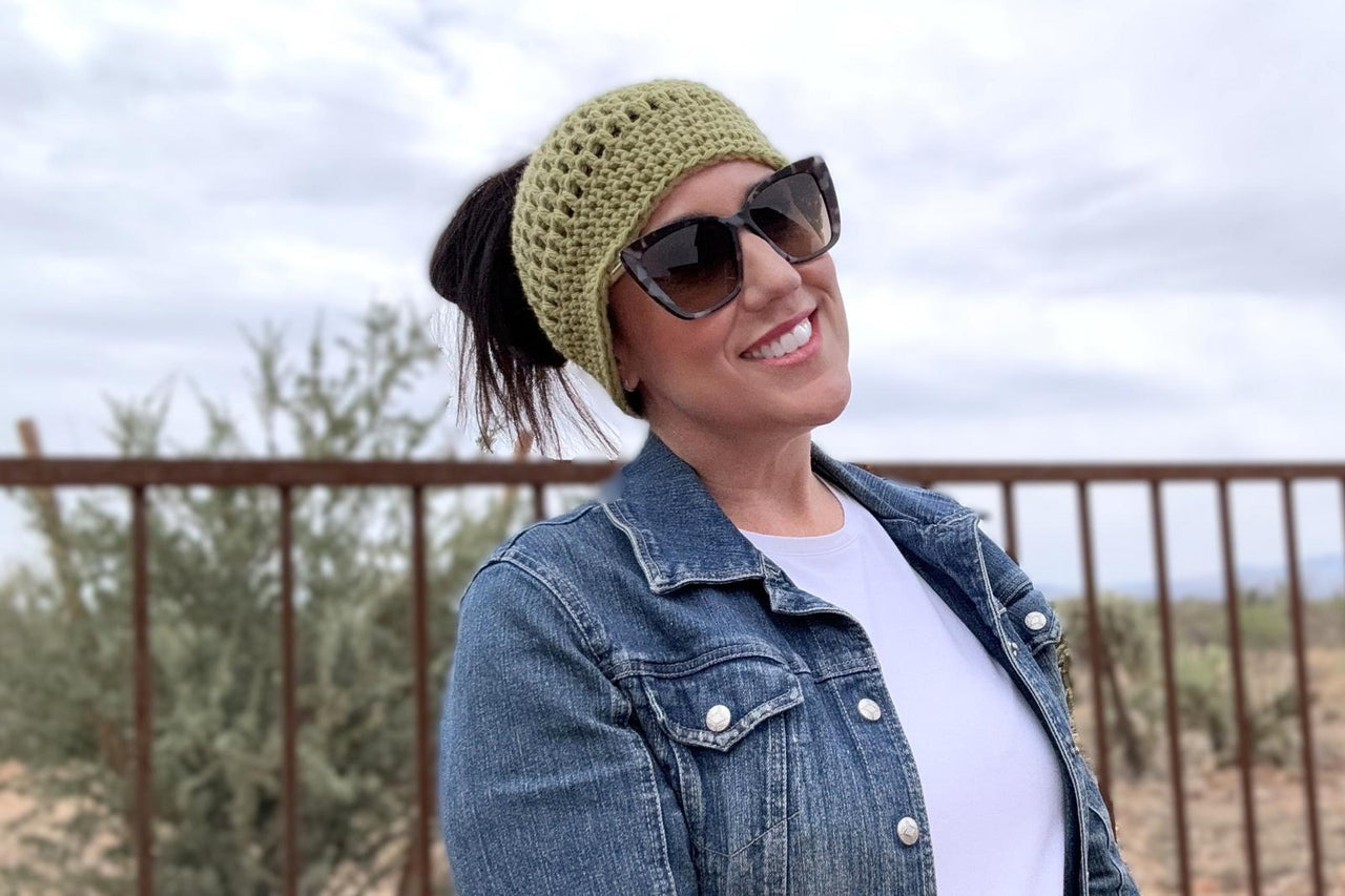 Messy Bun Beanie