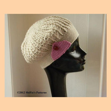 210-Ladies Hat, Beret, Beanie & Headband Crochet Pattern #210