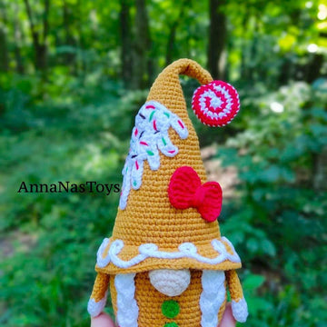 Сhristmas gingerbread gnome girl