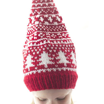 Wintry Fair Isle Stocking Cap