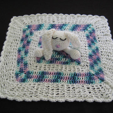 Precious Bunny Lovey Blanket