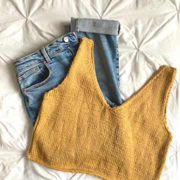 HIBISCUS V neck sweater