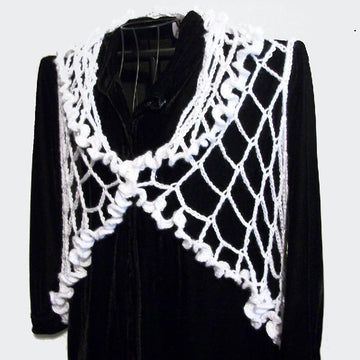 Gothic Spiderweb Lace Vest