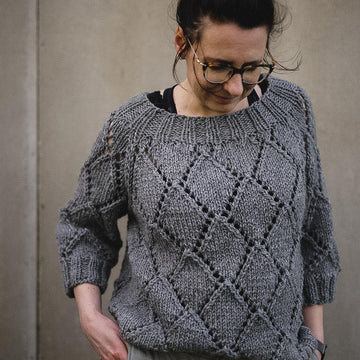 Diamond chunky pullover