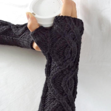Winding Path Fingerless Gloves