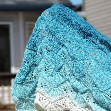 Sea Waves Lace Shawlette