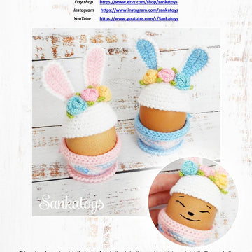 Easter egg cover Bunny