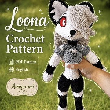 Loona from helluva boss, Amigurumi, crochet pattern