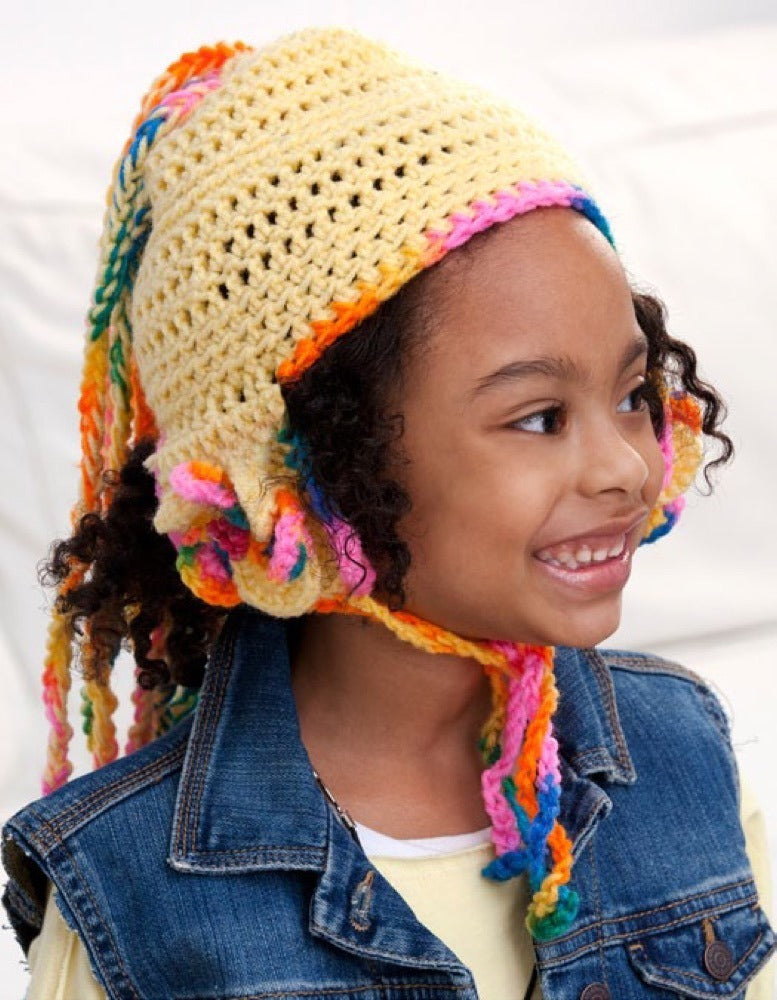 Child's Whip My Hat in Red Heart Kids - LW2556