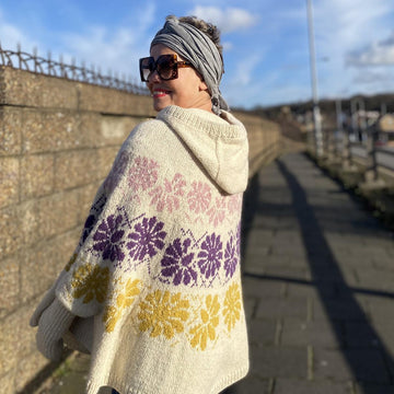 Hoody Poncho Sweater