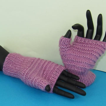 Simple Stripey Fingerless Gloves