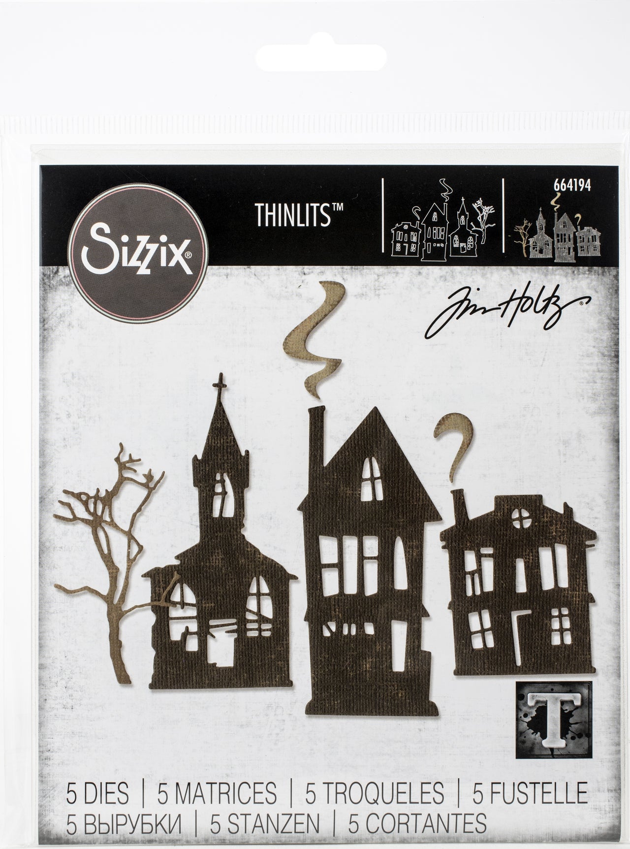 Sizzix Thinlits Dies By Tim Holtz - Ghost Town
