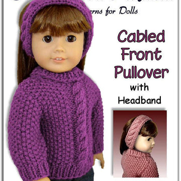 5 pdf knitting patterns. Fits 18 inch and American Girl Doll 01