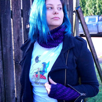 Wanda Cowl and Hand Warmers
