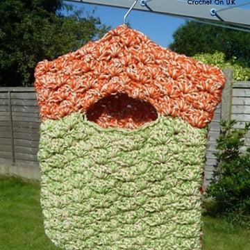 Double Cotton Peg Bag