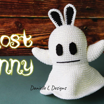 Halloween ghost Bunny amigurumi