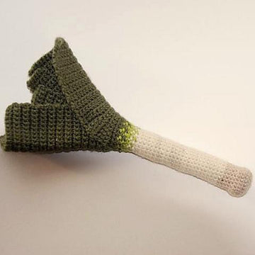 Leek Crochet Pattern, Leek Amigurumi, Food Crochet Pattern, Vegetable Amigurumi