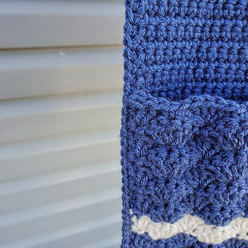 Wavy Shells Pocket Scarf