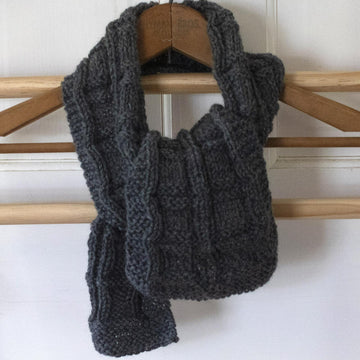 Knit Squares Scarf