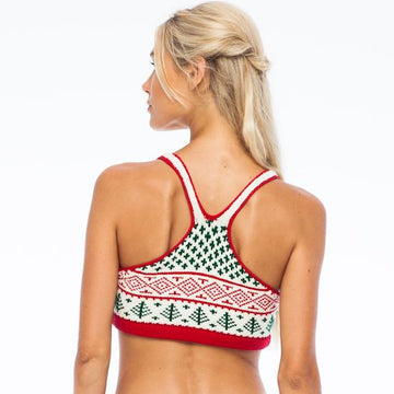 Vintage Christmas Bralette