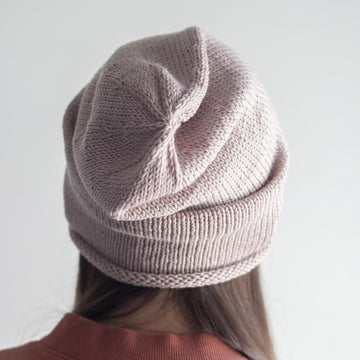 Unisex simple beanie - Slouchy beanie + VIDEO