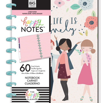 Happy Planner Medium Notebook W/60 Sheets - Squad Life, Lined