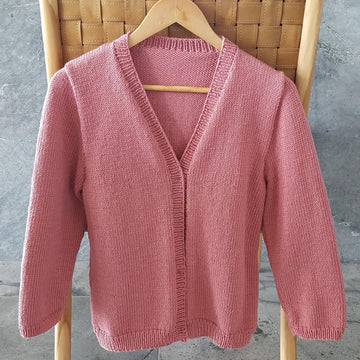 Adele - ladies 8ply classic cardigan