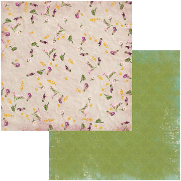 American Crafts Botanical Journal Double-Sided Cardstock 12"X12" 25/Pkg - Card Maker