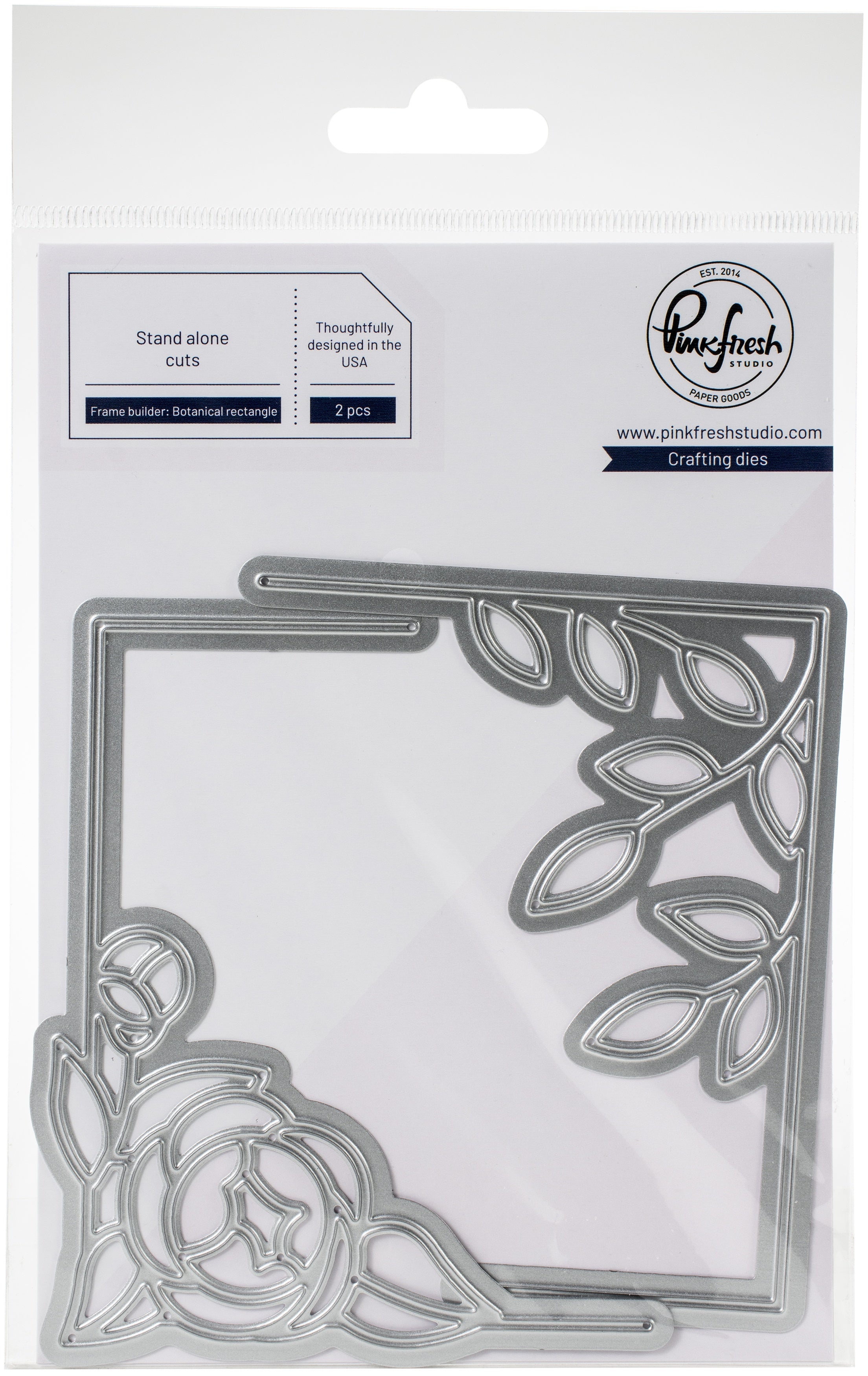 Pinkfresh Studio Die - Botanical Rectangle