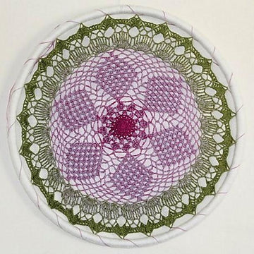 Granny's Garden Mandala wall hanging