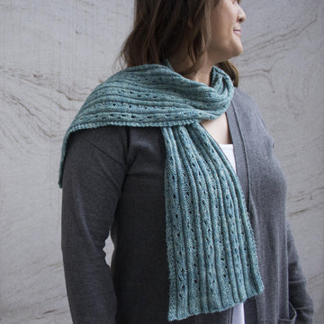 Foot Steps Lace Scarf