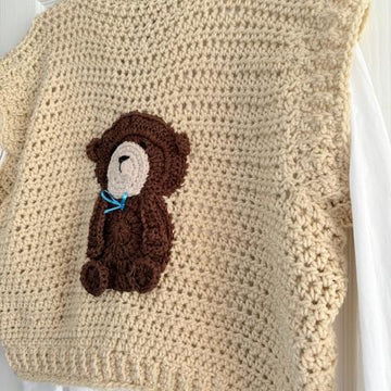 Teddy Bear Crochet Tank Top
