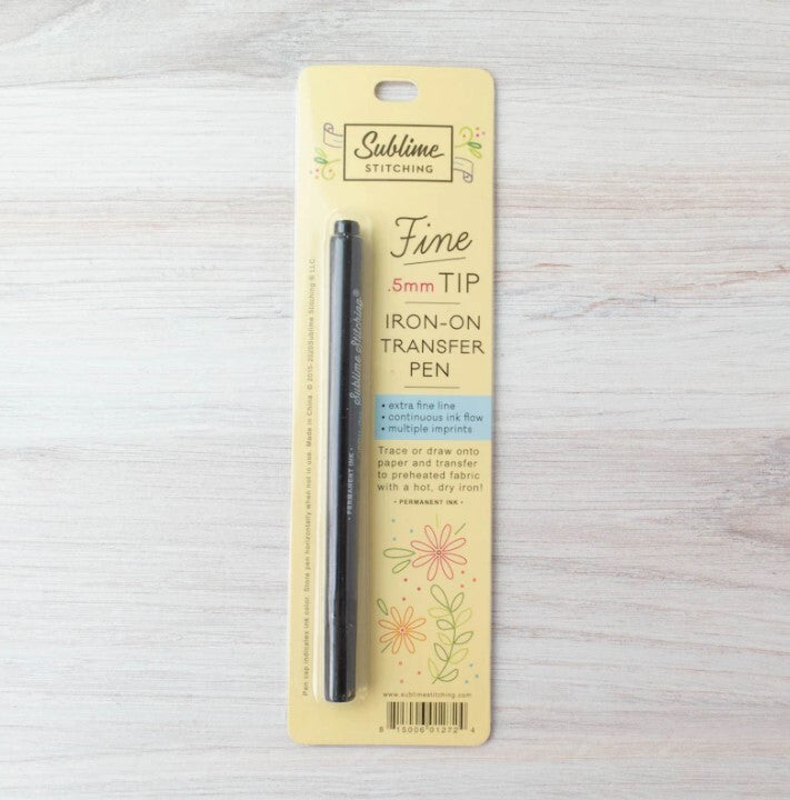 Sublime Stitching Fine Tip Iron-On Transfer Pen - Black