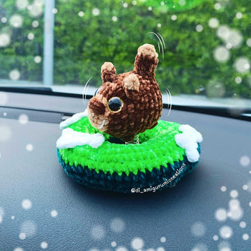 Dog Car Dashboard Decor