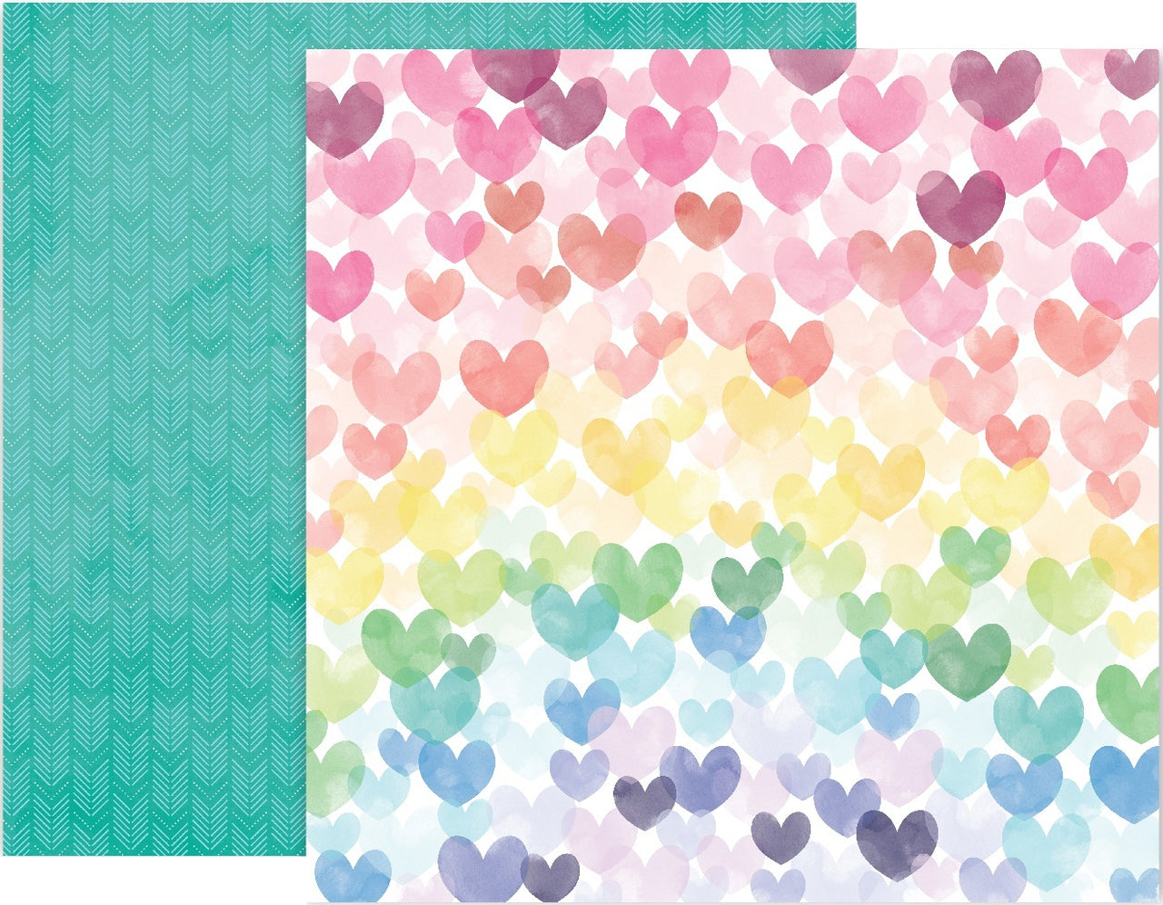 American Crafts Paige Evans Bloom Street Double-Sided Cardstock 12"X12" 25/Pkg - #6