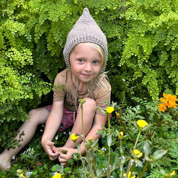 Audrey Pixie Hood Knitted