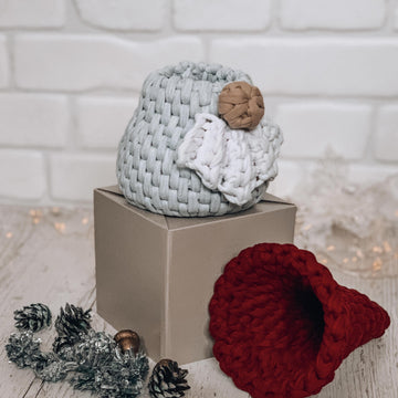 Scandinavian gnome basket