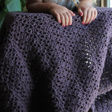 Heather Baby Blanket
