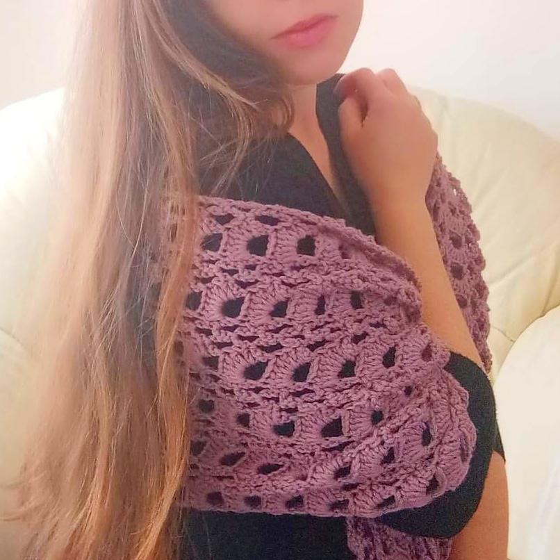 Crochet Edwardian Madeleine Shawl Pattern
