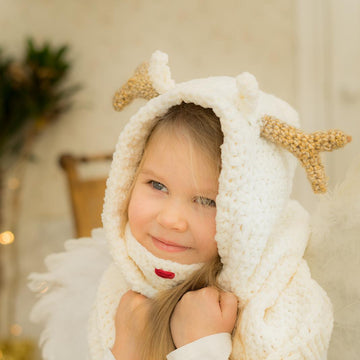 Rudy Reindeer Hooded Cowl
