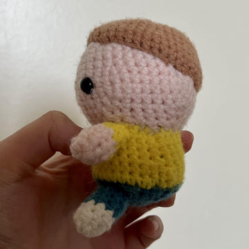 Rick and Morty - Morty the henchmen crochet doll