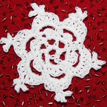 Four Easy Crochet Snowflakes