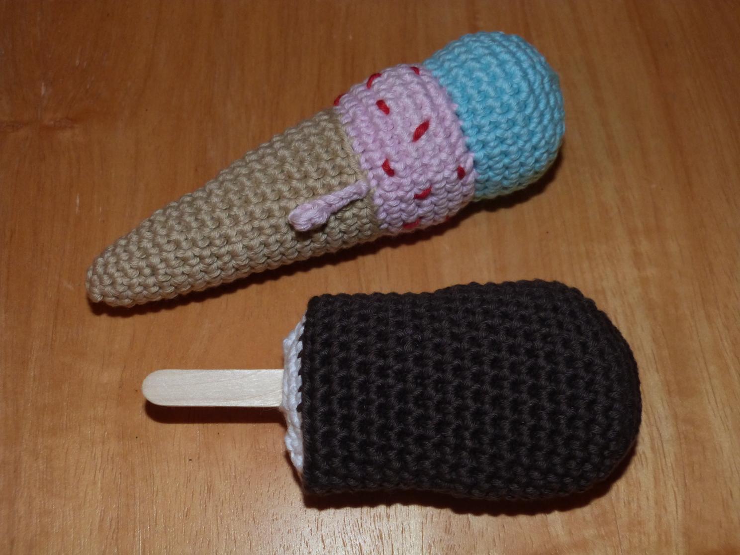 Ice cream crochet pattern
