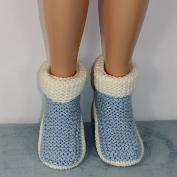 Mens 2 Colour Super Chunky Slipper Boots Circular