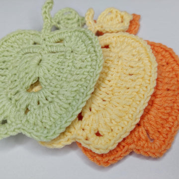Coaster apple pattern crochet